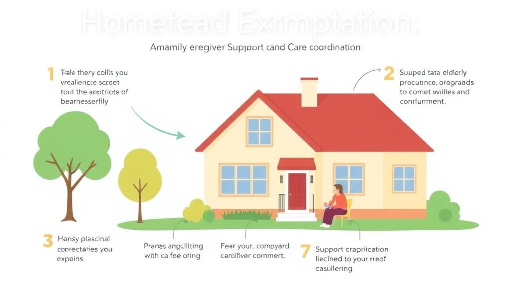 Practical checklist visual for homestead Exemption for Elderly