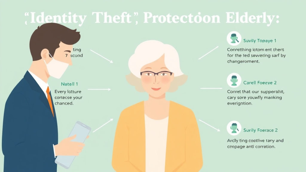 Hands-on guide visualization for identity Theft Protection Elderly