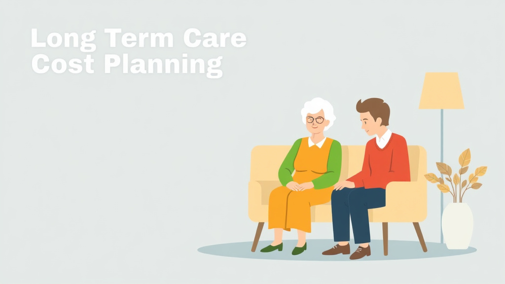 An informative visual explaining long Term Care Cost Planning for beginners and professionals