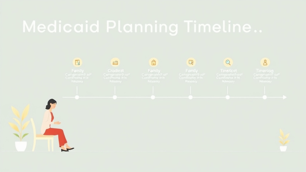 Detailed visual representation of medicaid Planning Timeline