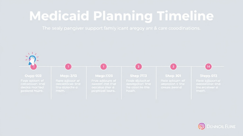 Hands-on guide visualization for medicaid Planning Timeline