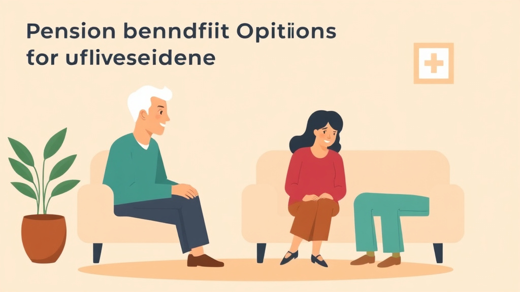 A professional illustration depicting pension Benefit Options for Survivors