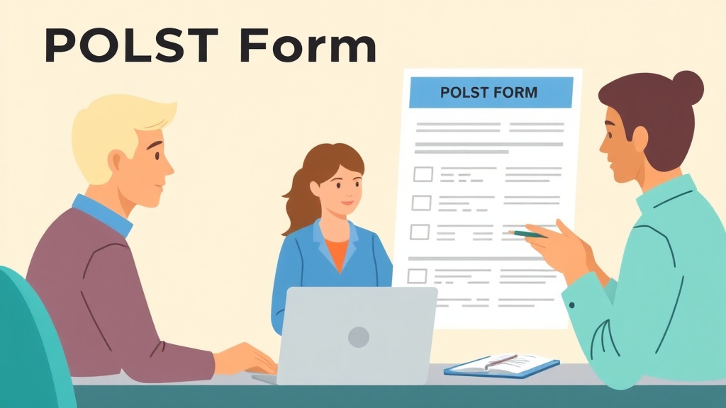 Conceptual diagram showing how POLST Form Explained works in practice