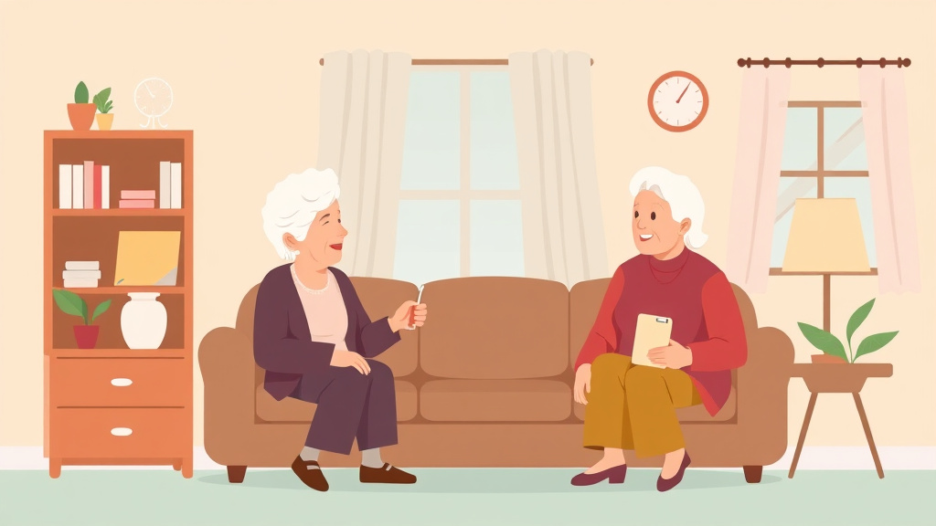 A professional illustration depicting scam Prevention for Aging Parents