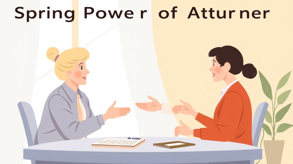 An informative visual explaining springing Power of Attorney Explained for beginners and professionals