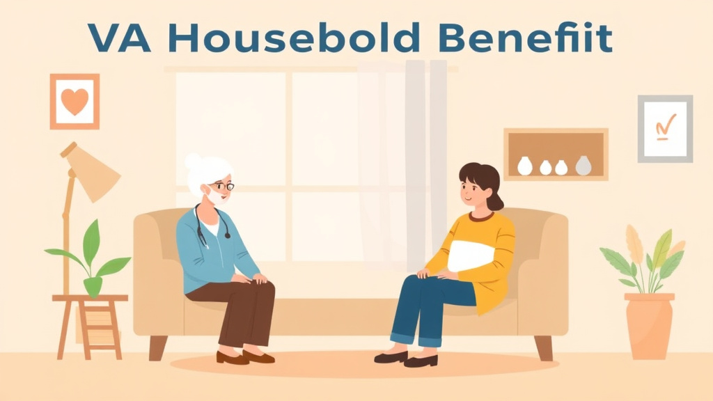 Visual overview of VA Housebound Benefit Explained with key concepts highlighted