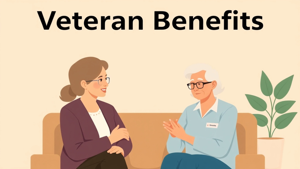 Illustration breaking down the fundamentals of veteran Benefits for Elder Care