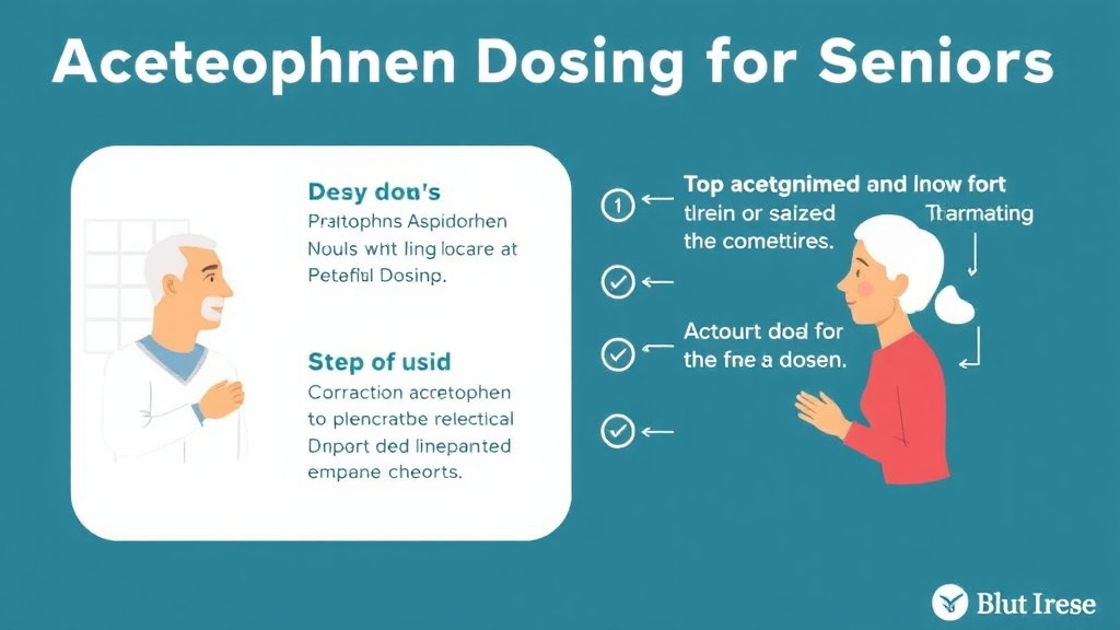 Real-world application diagram for acetaminophen Dosing for Seniors