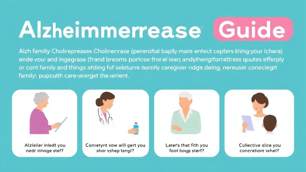 Real-world application diagram for alzheimer's Medication Cholinesterase Guide