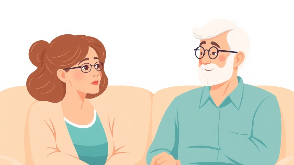 A professional illustration depicting anti Anxiety Medication Risks Seniors