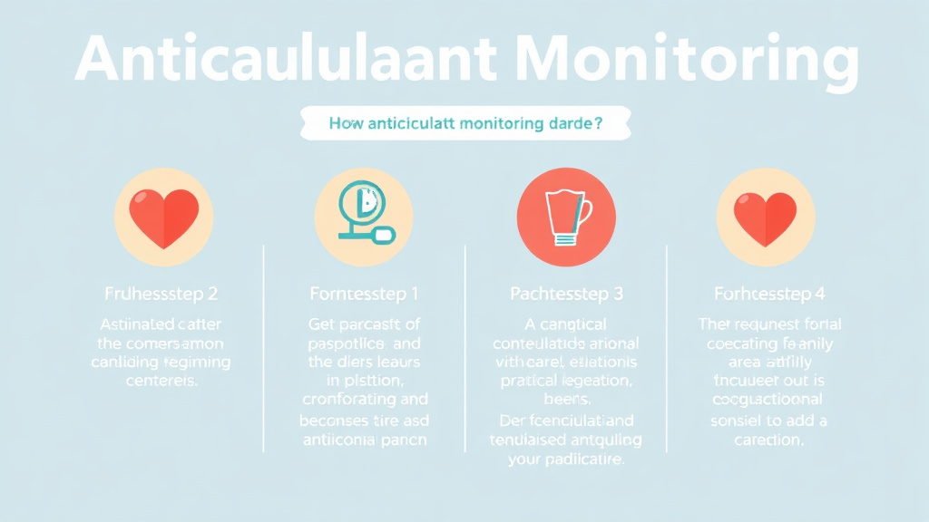 Real-world application diagram for anticoagulant Monitoring Guide