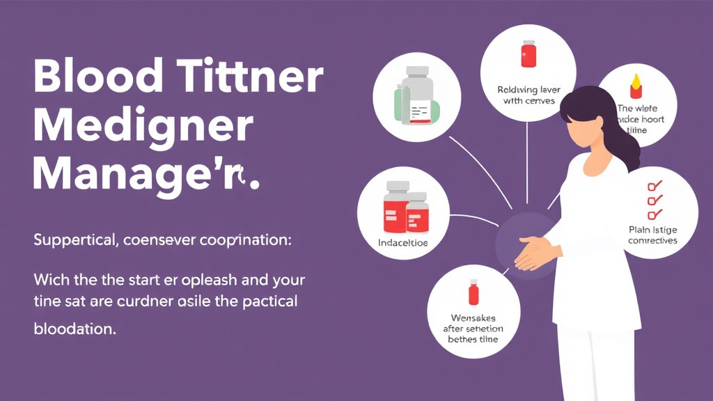 Real-world application diagram for blood Thinner Medication Management