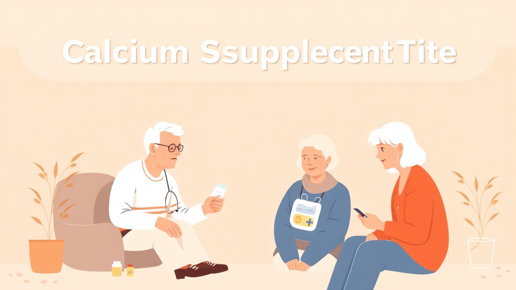 Visual overview of calcium Supplement Guide Seniors with key concepts highlighted