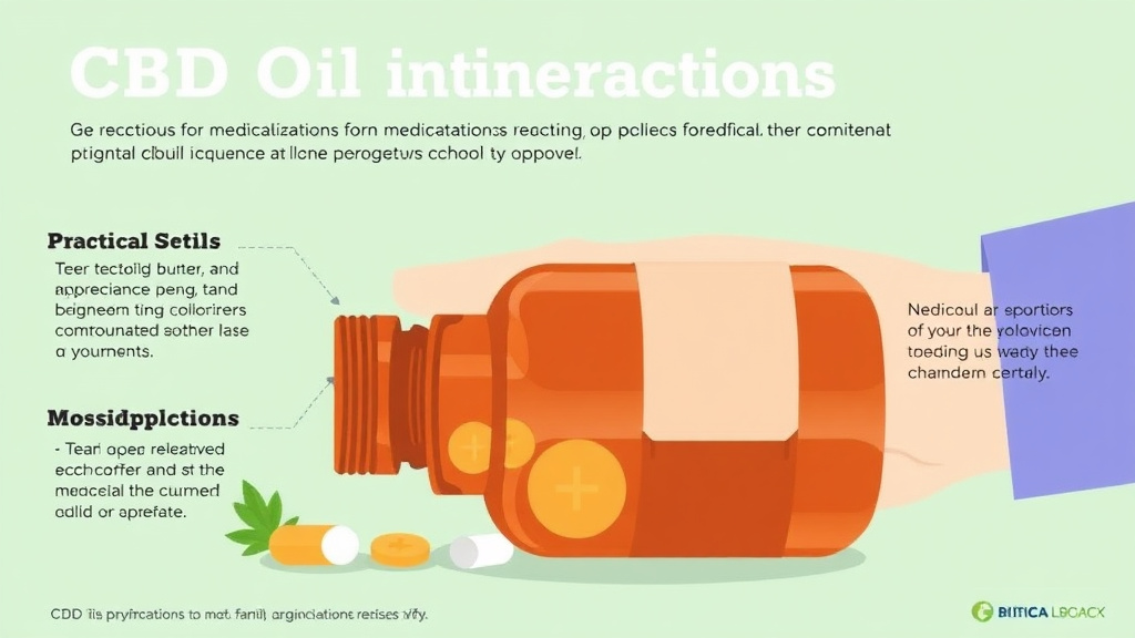 Real-world application diagram for CBD Oil Interactions with Medications