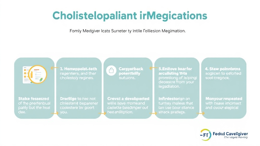 Step-by-step visual guide for implementing cholesterol Medication Statin Guide