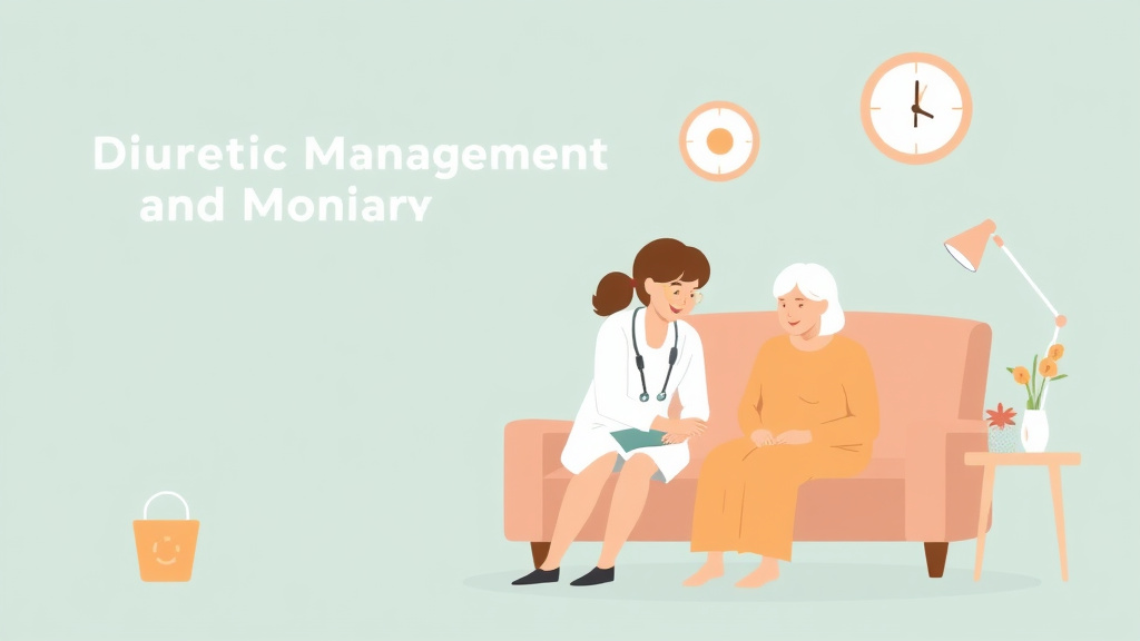 An informative visual explaining diuretic Management and Monitoring for beginners and professionals