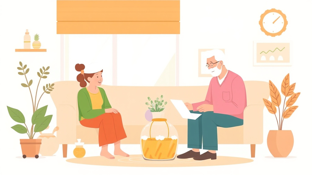 Detailed visual representation of herbal Supplement Risks for Seniors