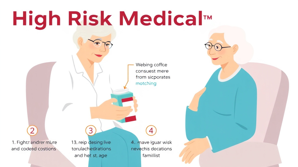 Process flow illustration for putting high Risk Medications in Elderly into action