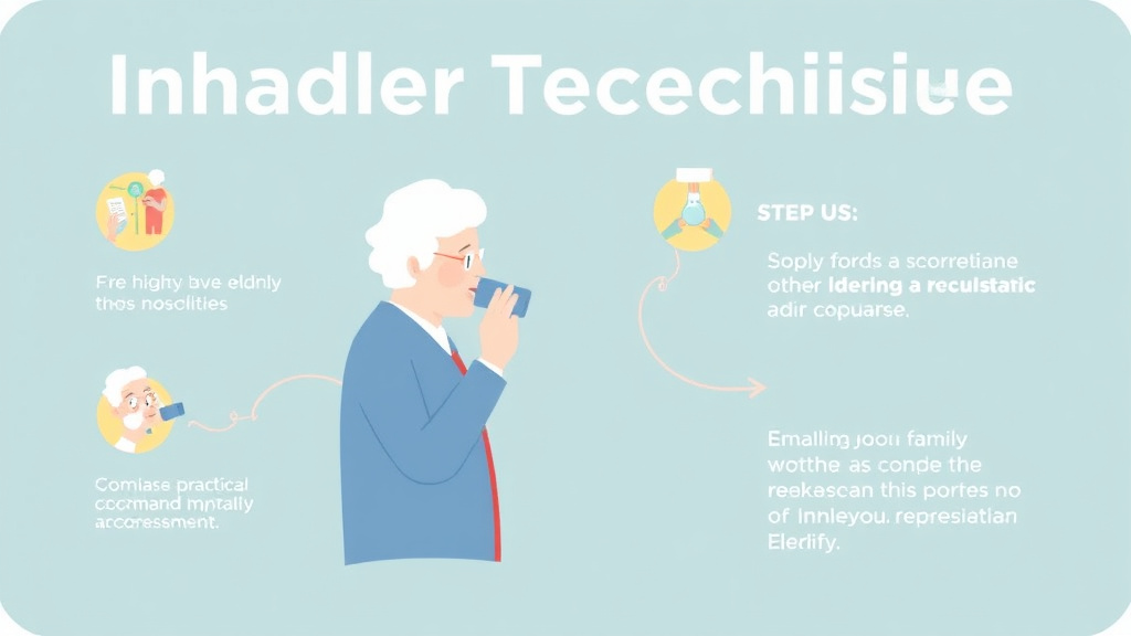 Real-world application diagram for inhaler Technique for Elderly