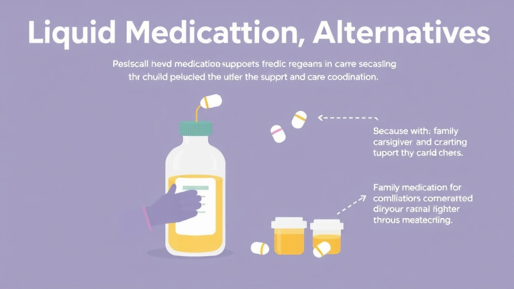 Step-by-step visual guide for implementing liquid Medication Alternatives
