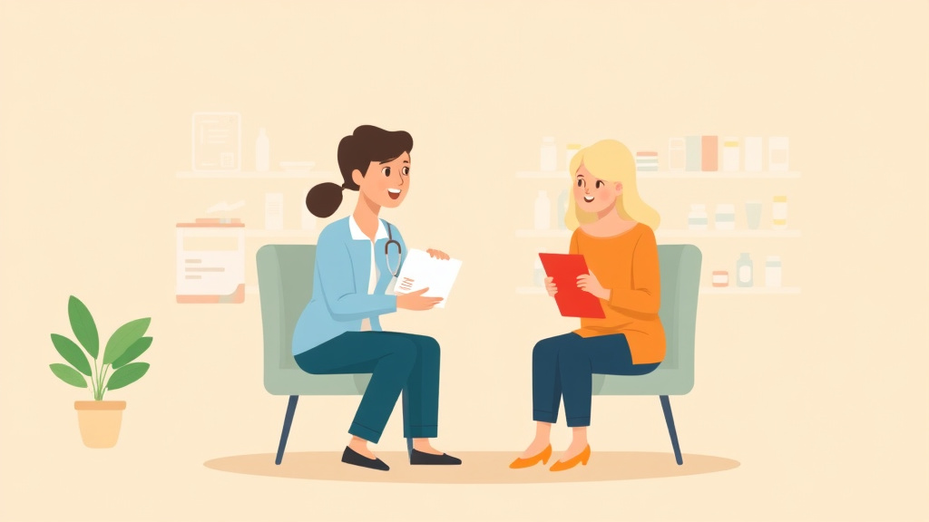 A professional illustration depicting mail Order Pharmacy Pros Cons