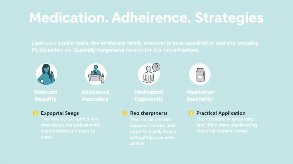 Step-by-step visual guide for implementing medication Adherence Strategies