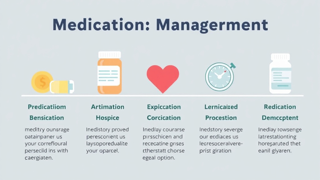 Practical checklist visual for medication Management for Hospice