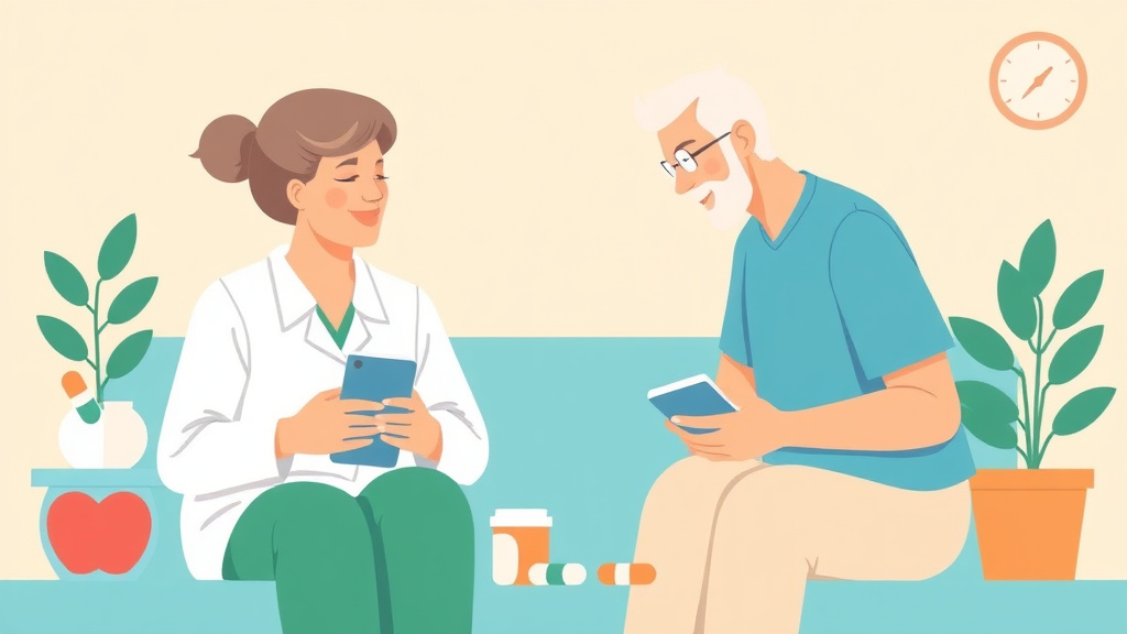 Visual overview of medication Synchronization Programs with key concepts highlighted