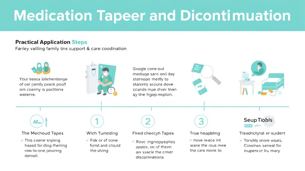 Practical workflow diagram for medication Taper and Discontinuation