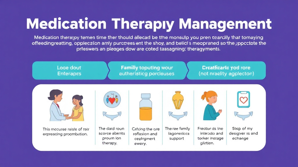 Process flow illustration for putting medication Therapy Management Explained into action