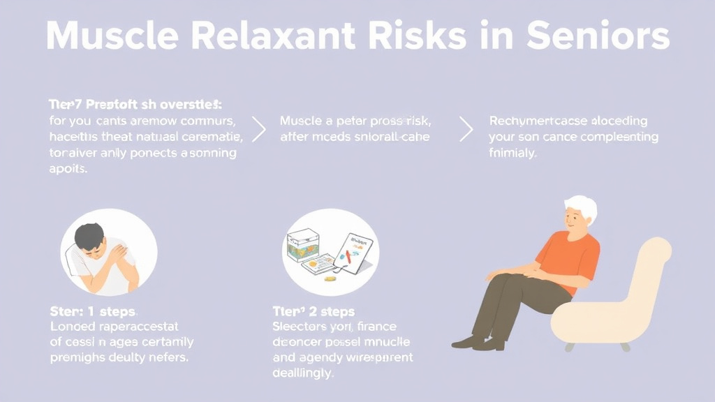 Real-world application diagram for muscle Relaxant Risks in Seniors