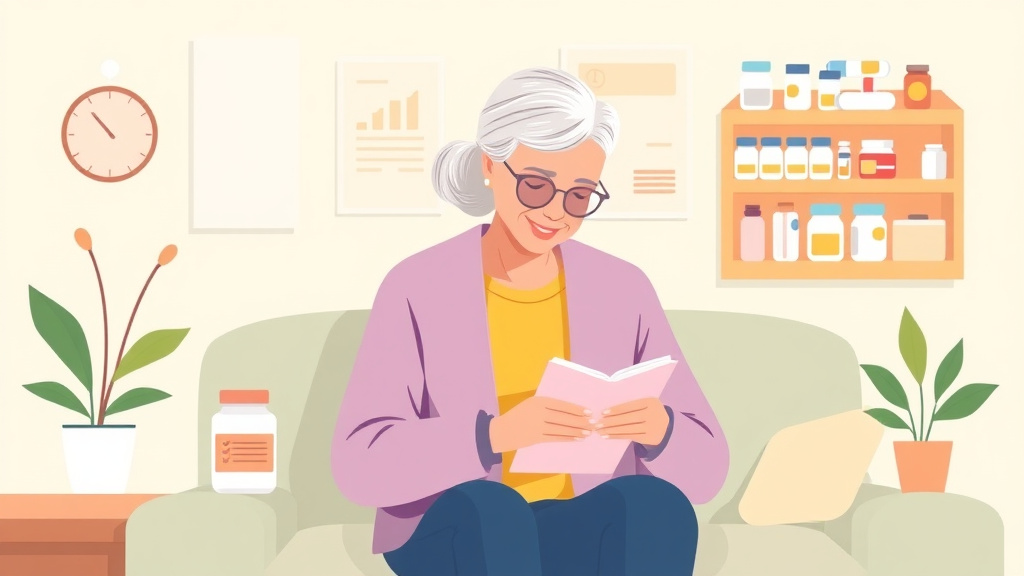 Illustration breaking down the fundamentals of organizing Multiple Medications for Elderly