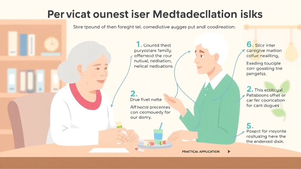 Practical checklist visual for over the Counter Medication Risks Elderly