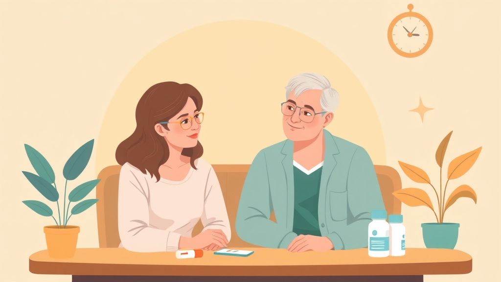 Clear illustration of thyroid Medication Management with supporting details