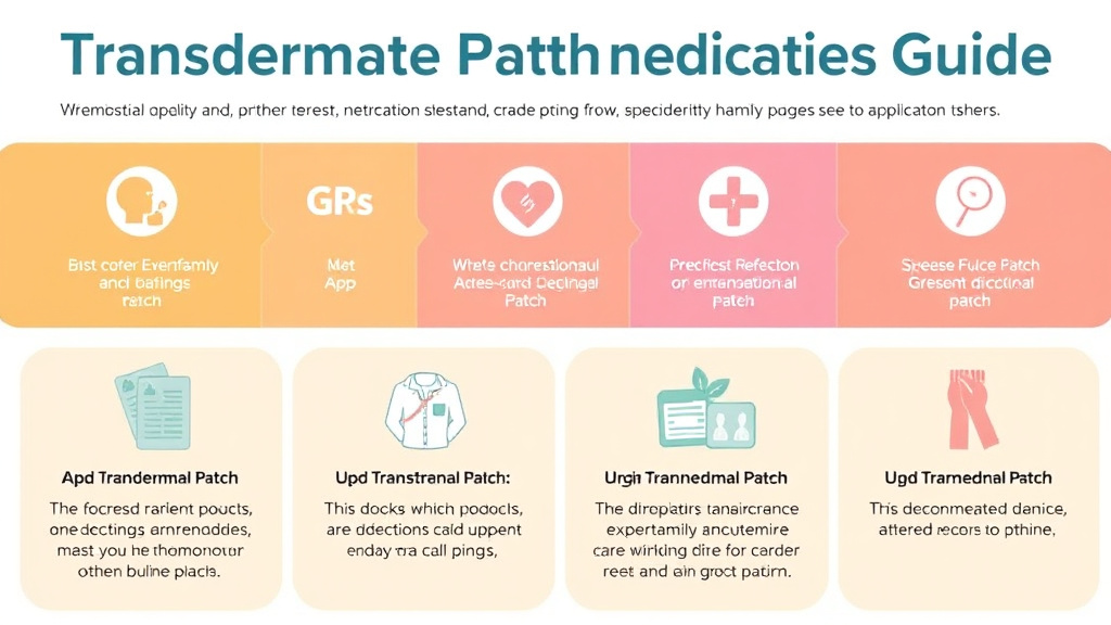 Real-world application diagram for transdermal Patch Medications Guide