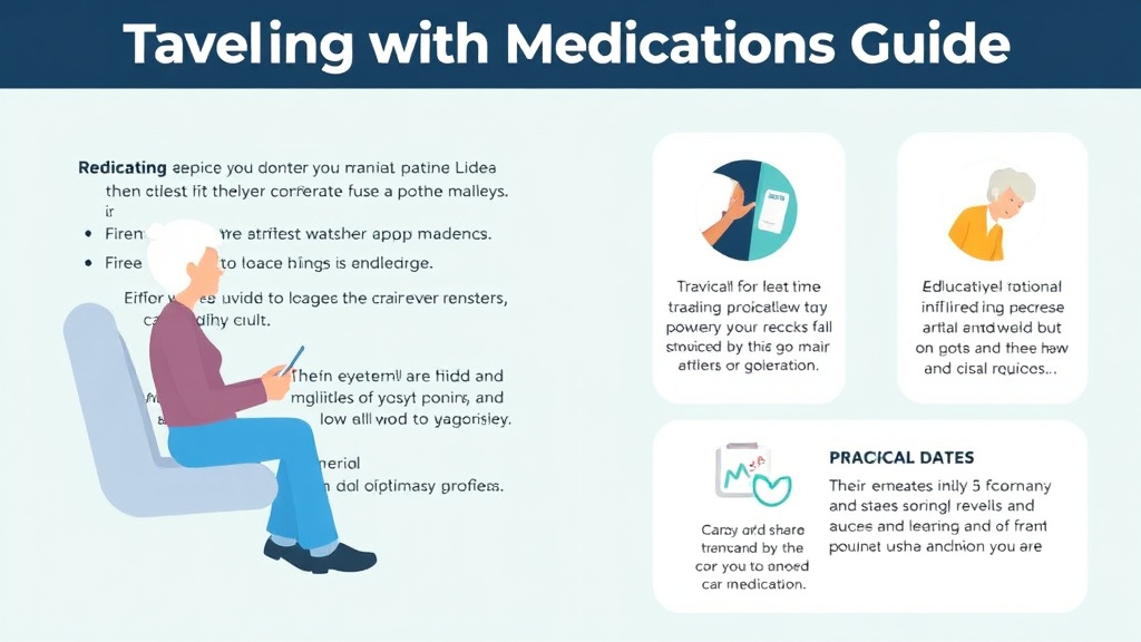Practical checklist visual for traveling with Medications Guide